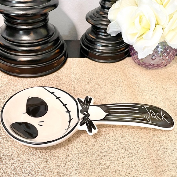 NWT Disney The Nightmare Before Christmas Jack Skellington Ceramic Spoon Rest - Picture 6 of 6